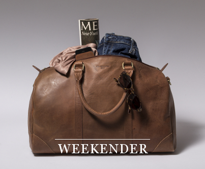 Weekender Reisetaschen aus Leder für Herren und Damen